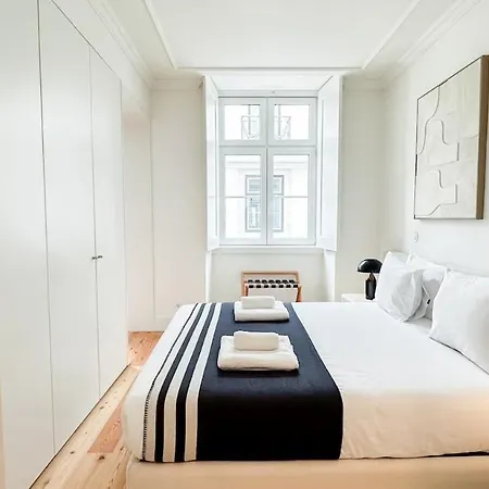 Elegant 1br Near Praca Comercio W/ Elevator And Ac Apartman Lisboa
